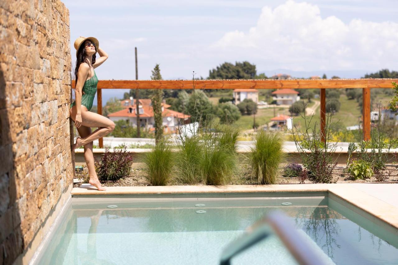 Pnoes Luxury Suites Paliouri Esterno foto